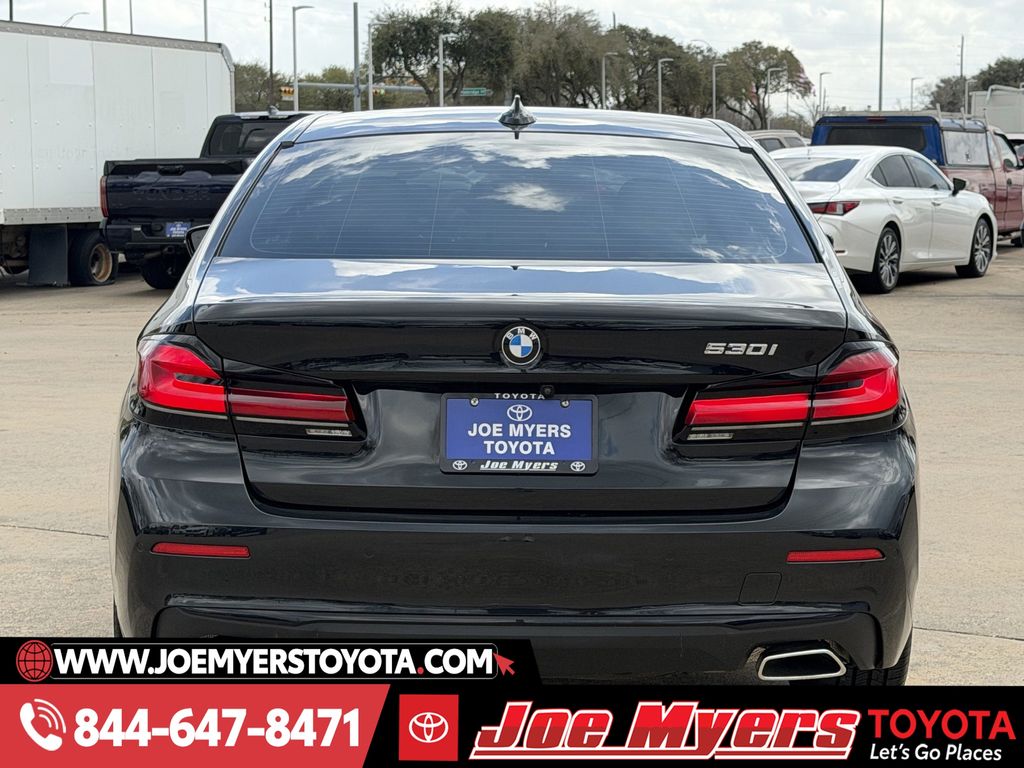 Used 2023 Black Sapphire Metallic BMW 530i image 8