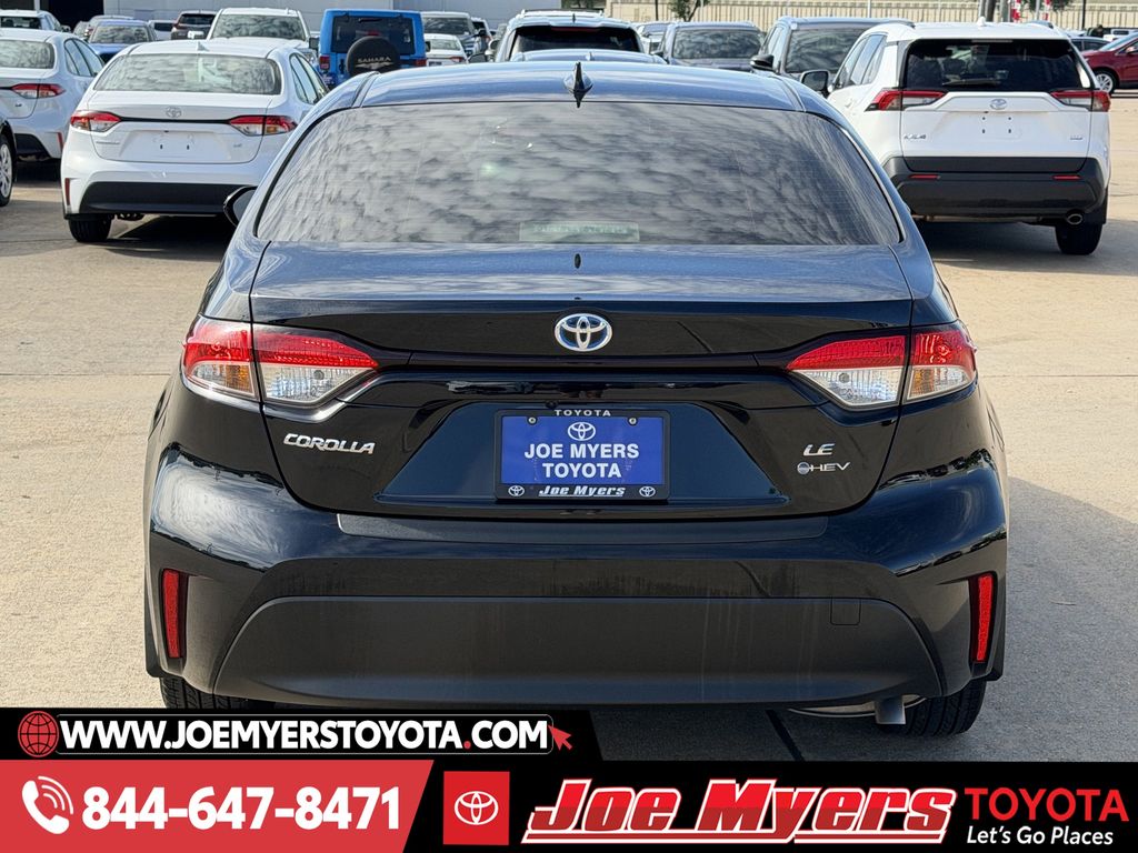Certified Used 2025 Midnight Black Metallic Toyota LE image 8