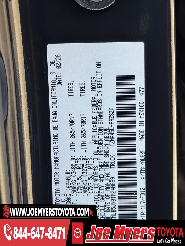 New 2026 Underground Toyota TRD Off Road image 21