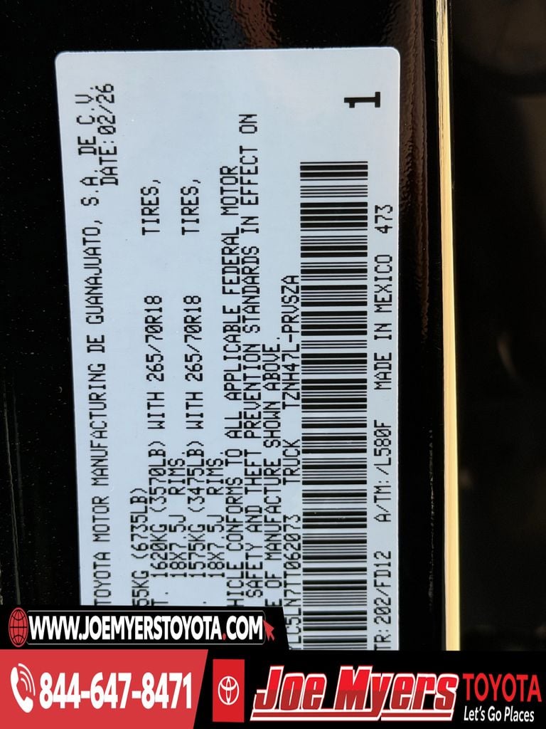 New 2026 Black Toyota TRD Off Road image 21