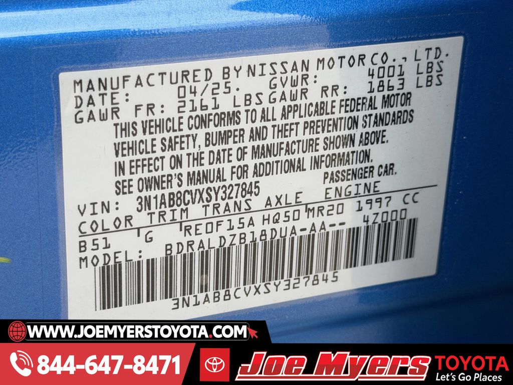 Used 2025 Electric Blue Metallic Nissan SV image 30