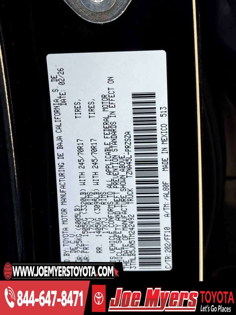 New 2026 Black Toyota SR5 image 21