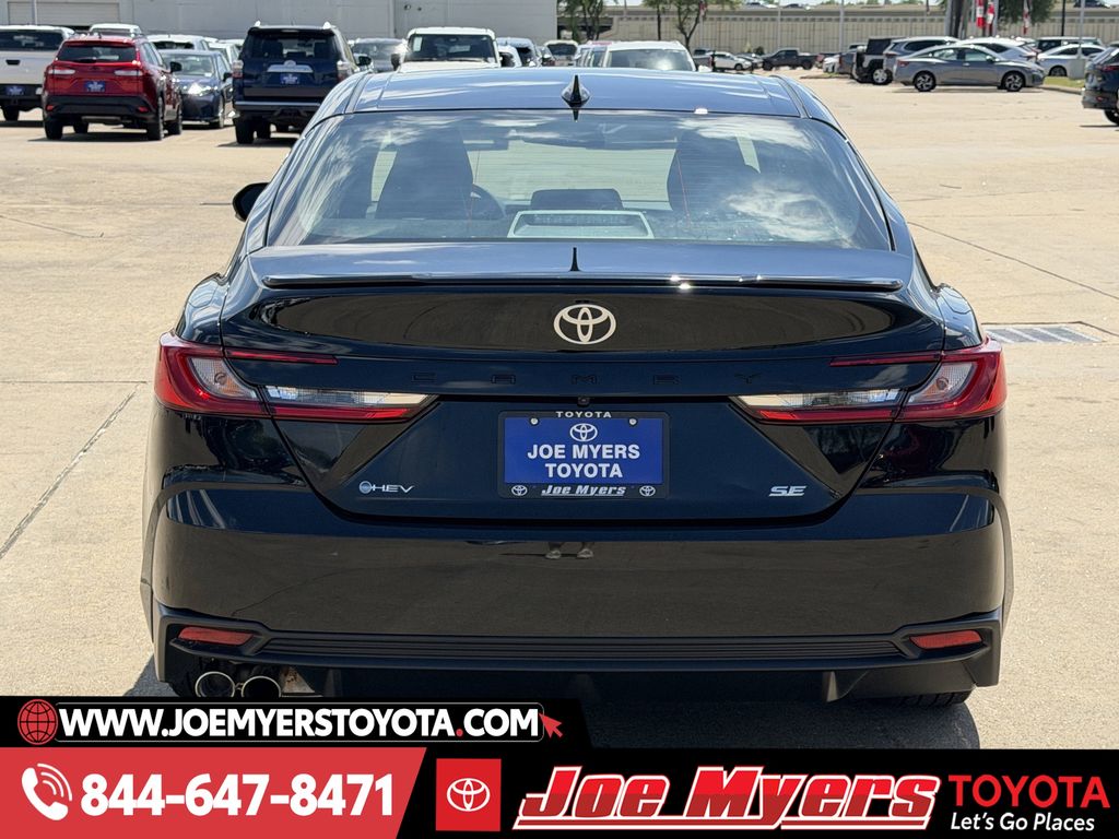 Used 2025 Midnight Black Metallic Toyota SE image 8