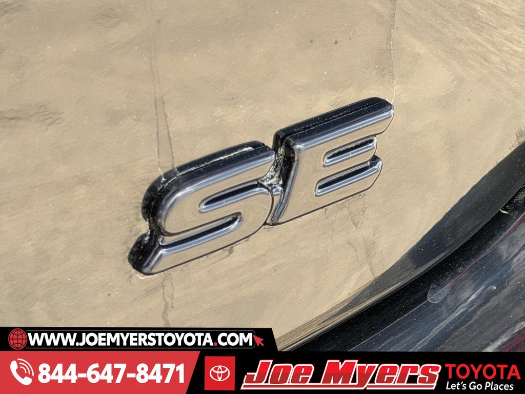 Used 2025 Midnight Black Metallic Toyota SE image 11