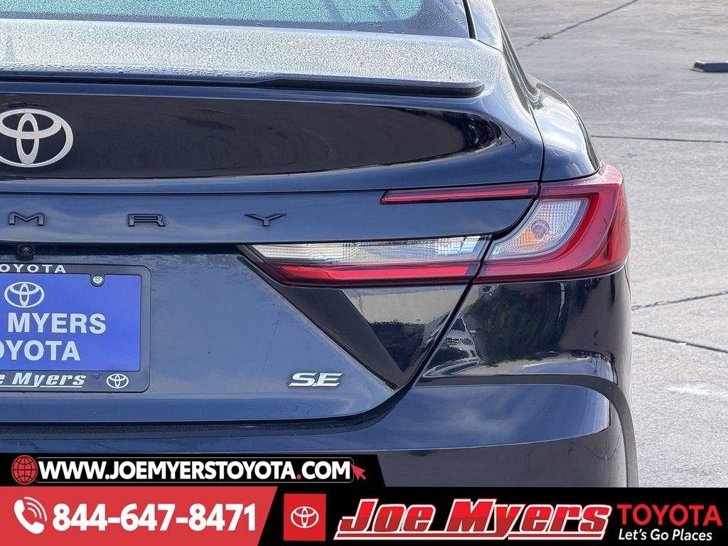 Used 2025 Midnight Black Metallic Toyota SE image 9