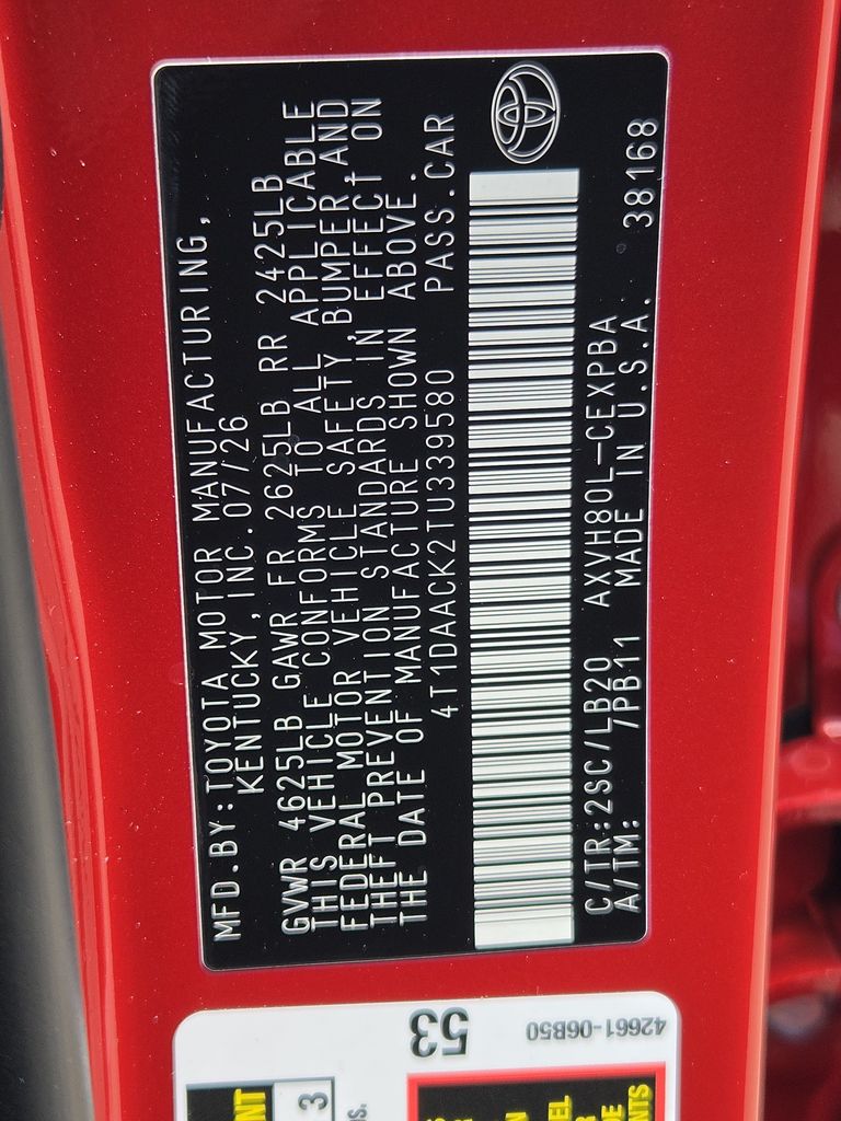 New 2026 Supersonic Red Toyota XSE image 22