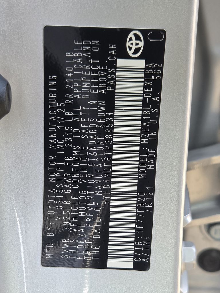 Used 2026 Classic Silver Metallic Toyota LE image 30