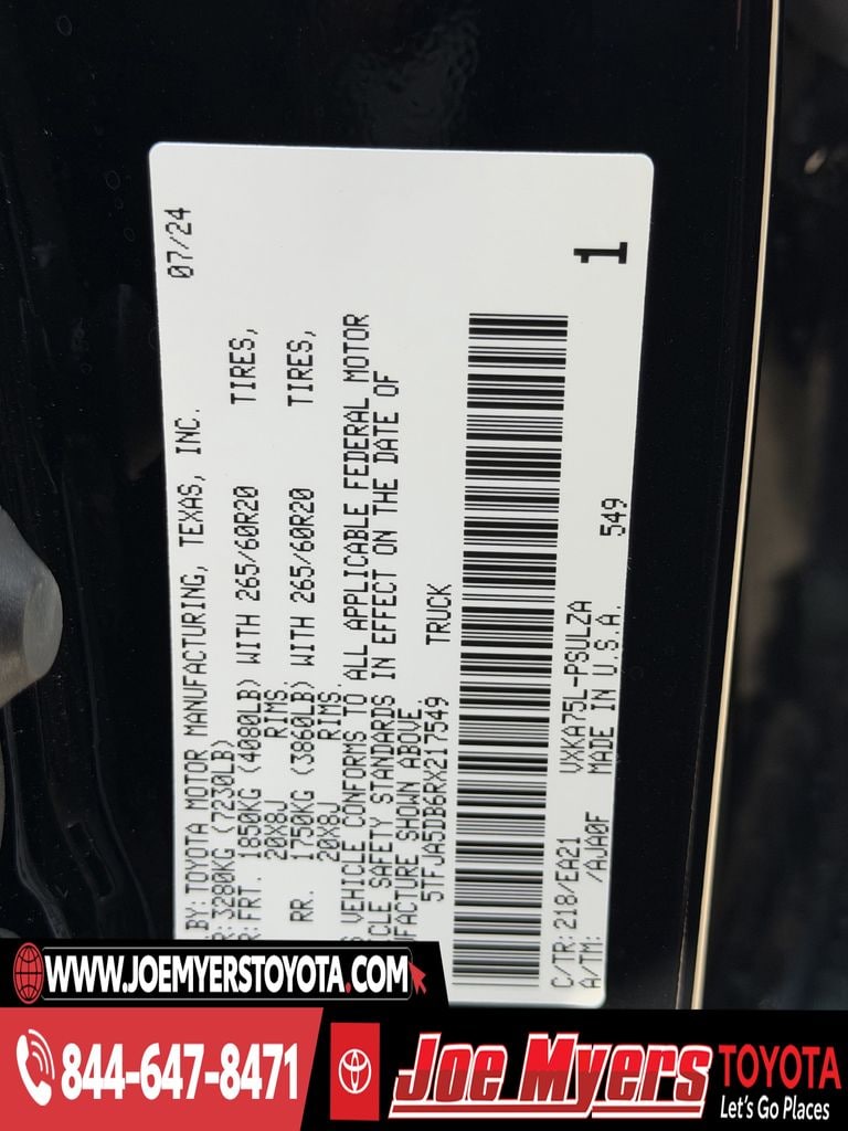 Used 2024 Midnight Black Metallic Toyota Limited image 32