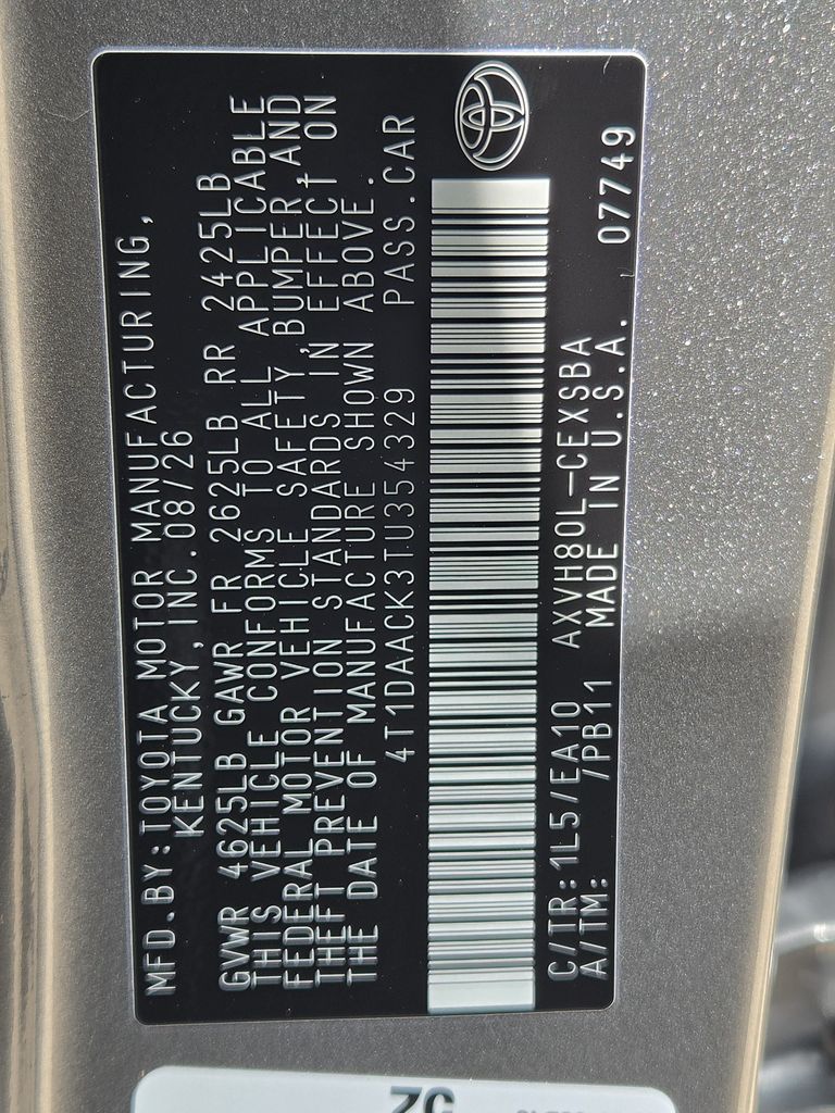 New 2026 Heavy Metallic Toyota SE image 22
