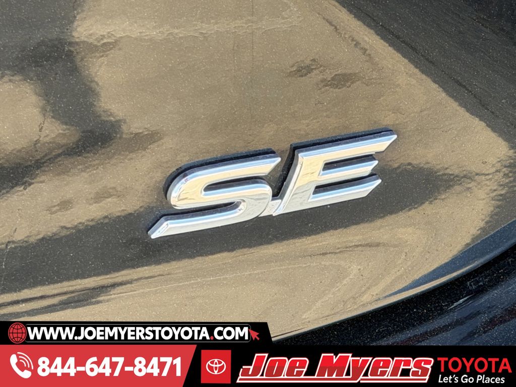 Used 2025 Midnight Black Metallic Toyota SE image 11