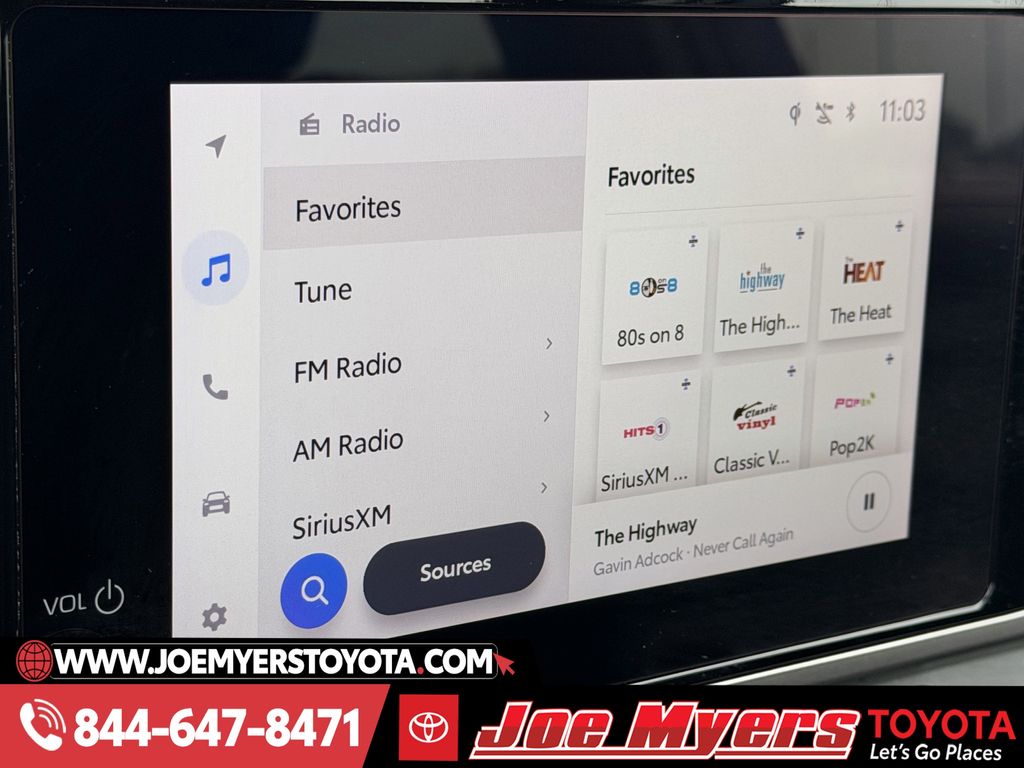 Used 2025 Reservoir Blue Toyota LE image 18