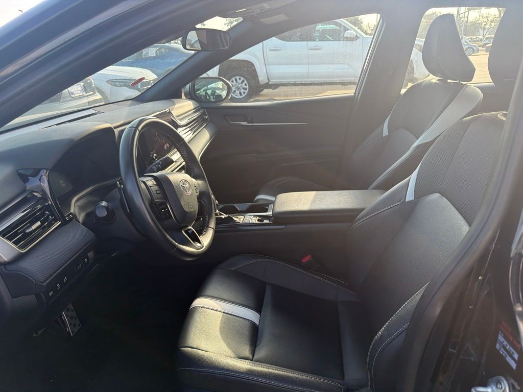 Used 2025 Midnight Black Metallic Toyota SE image 2