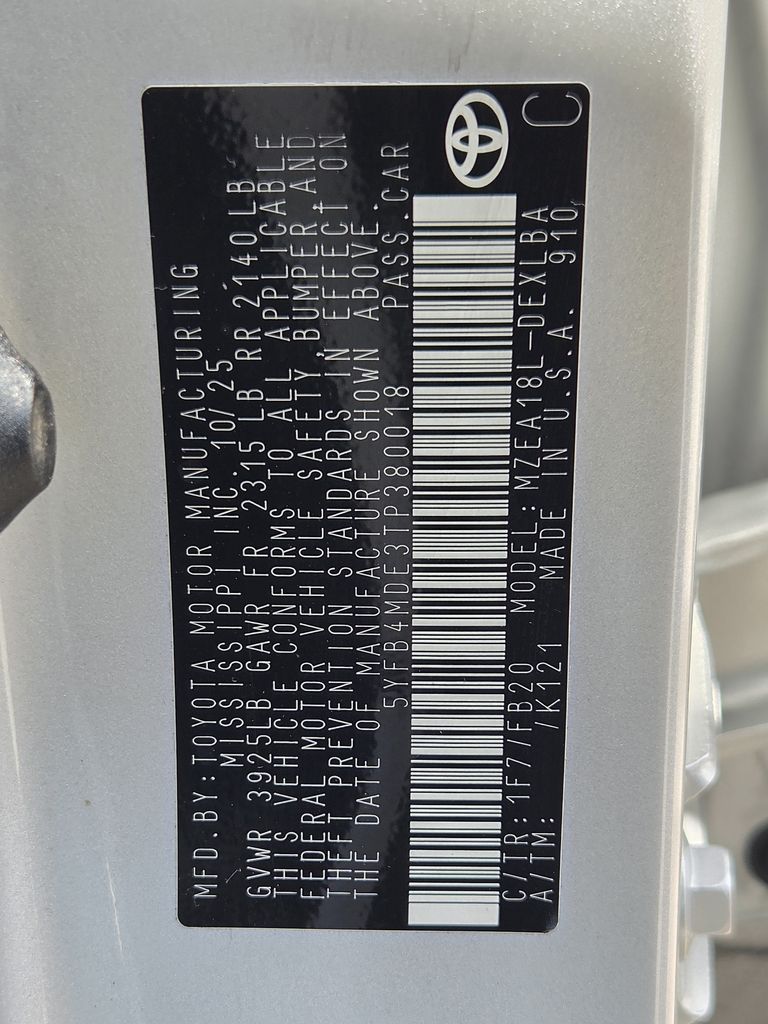 Used 2026 Classic Silver Metallic Toyota LE image 29