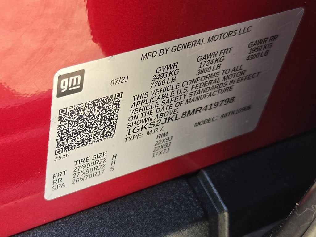 Used 2021 Cayenne Red Tintcoat GMC Denali image 32