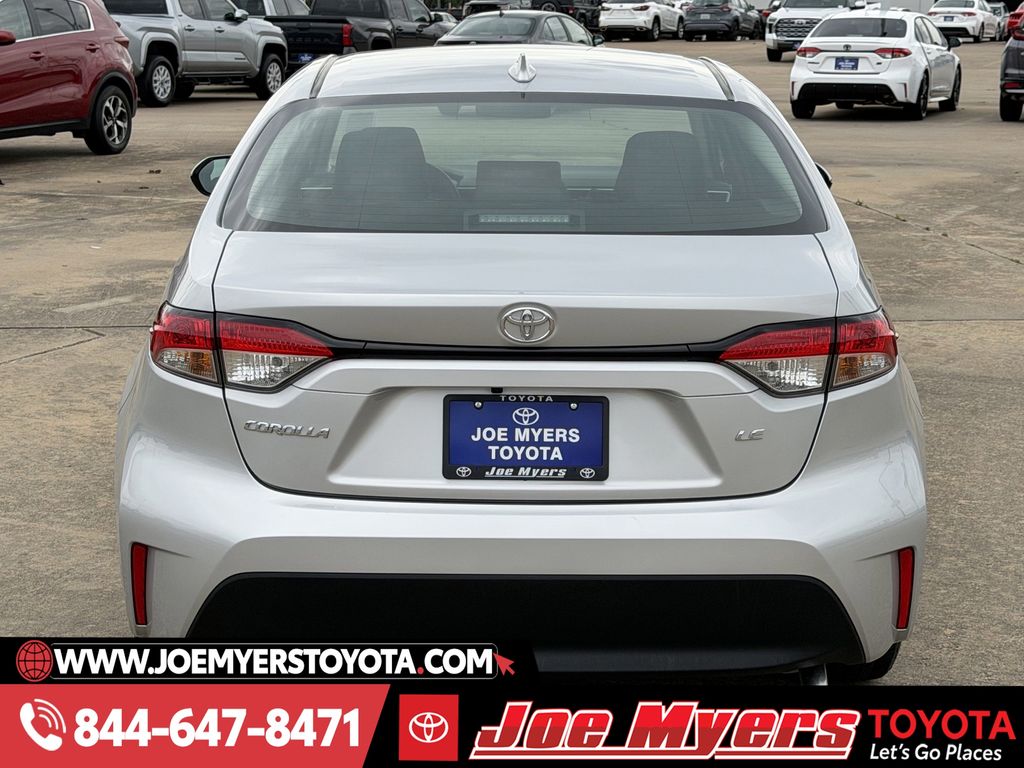 Used 2025 Classic Silver Metallic Toyota LE image 8