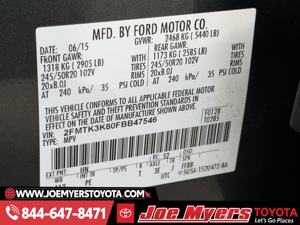 Used 2015 Guard Metallic Ford Titanium image 33