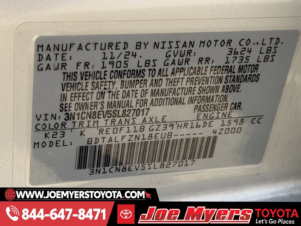 Used 2025 Brilliant Silver Metallic Nissan 1.6 SV image 29