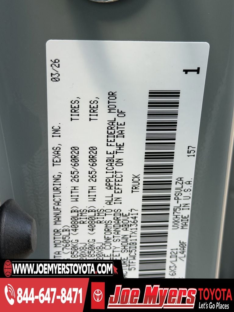 New 2026 Lunar Rock Toyota Limited image 22