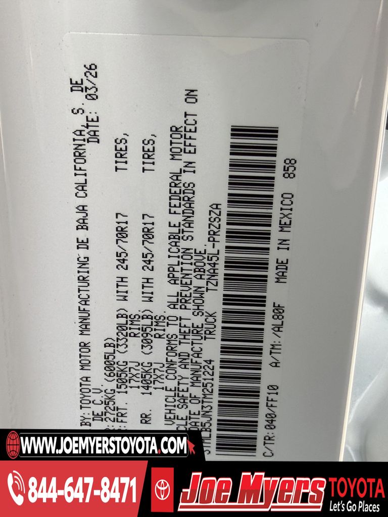 New 2026 Ice Cap Toyota SR5 image 21