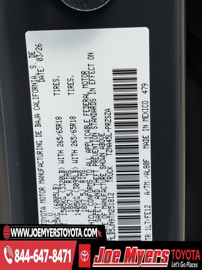 New 2026 Underground Toyota TRD Sport image 21