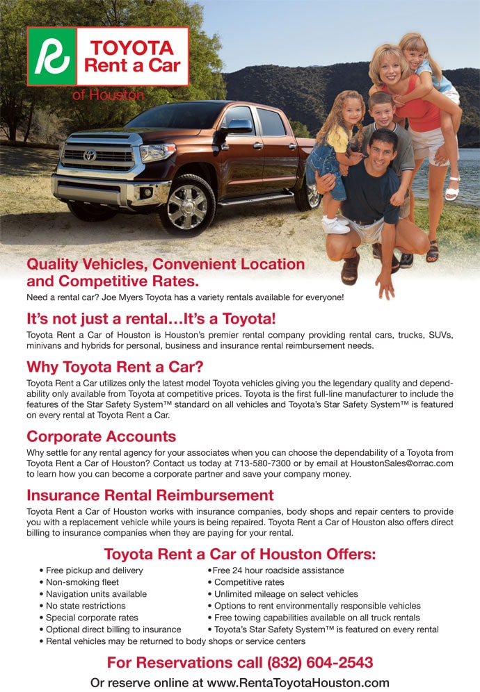 ability rent a car
Toyota Rent a Car of Houston | Houston, TX ability rent a car
Toyota Rent a Car of Houston | Houston, TX