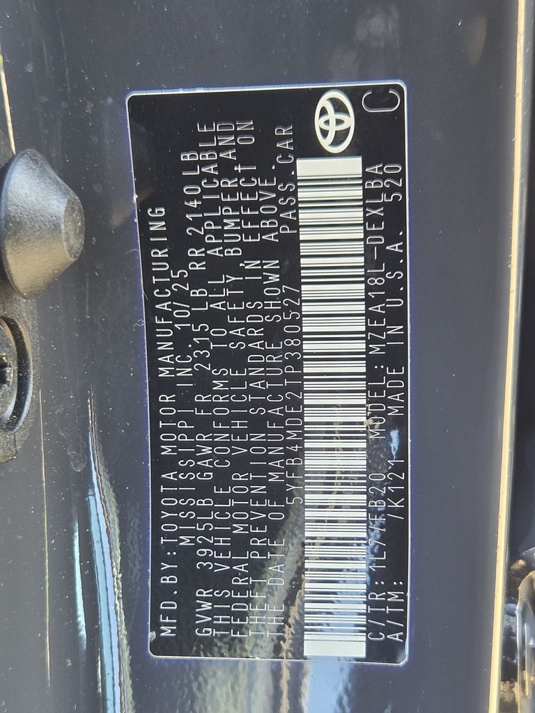 Used 2026 Underground Toyota LE image 29