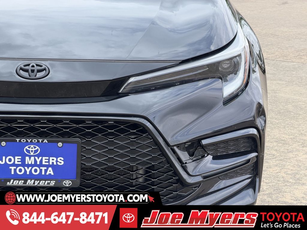Used 2023 Midnight Black Metallic Toyota SE image 4