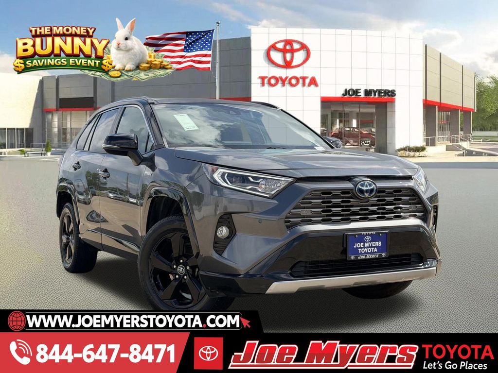 Midnight Black Metallic 2021 Toyota RAV4 Hybrid XSE AWD SUV / Crossover All-Wheel Drive Continuously Variable Transmission