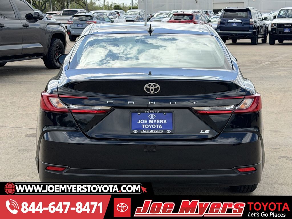 Used 2025 Midnight Black Metallic Toyota LE image 8