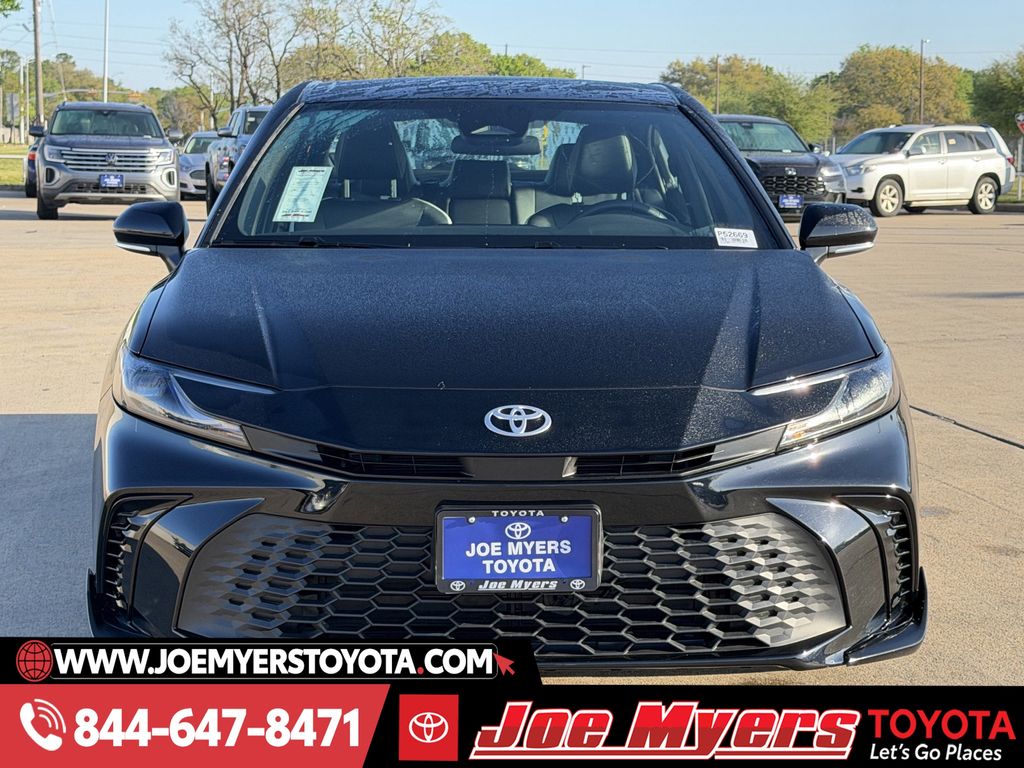 Used 2025 Midnight Black Metallic Toyota SE image 3