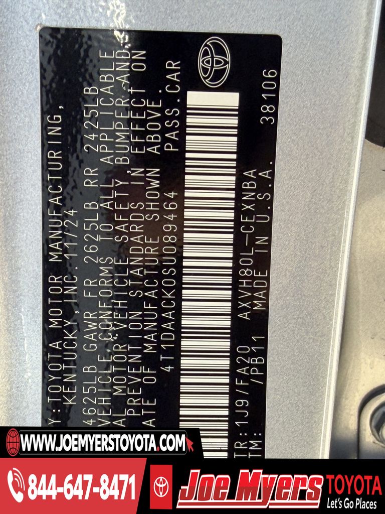 Used 2025 Celestial Silver Metallic Toyota LE image 31