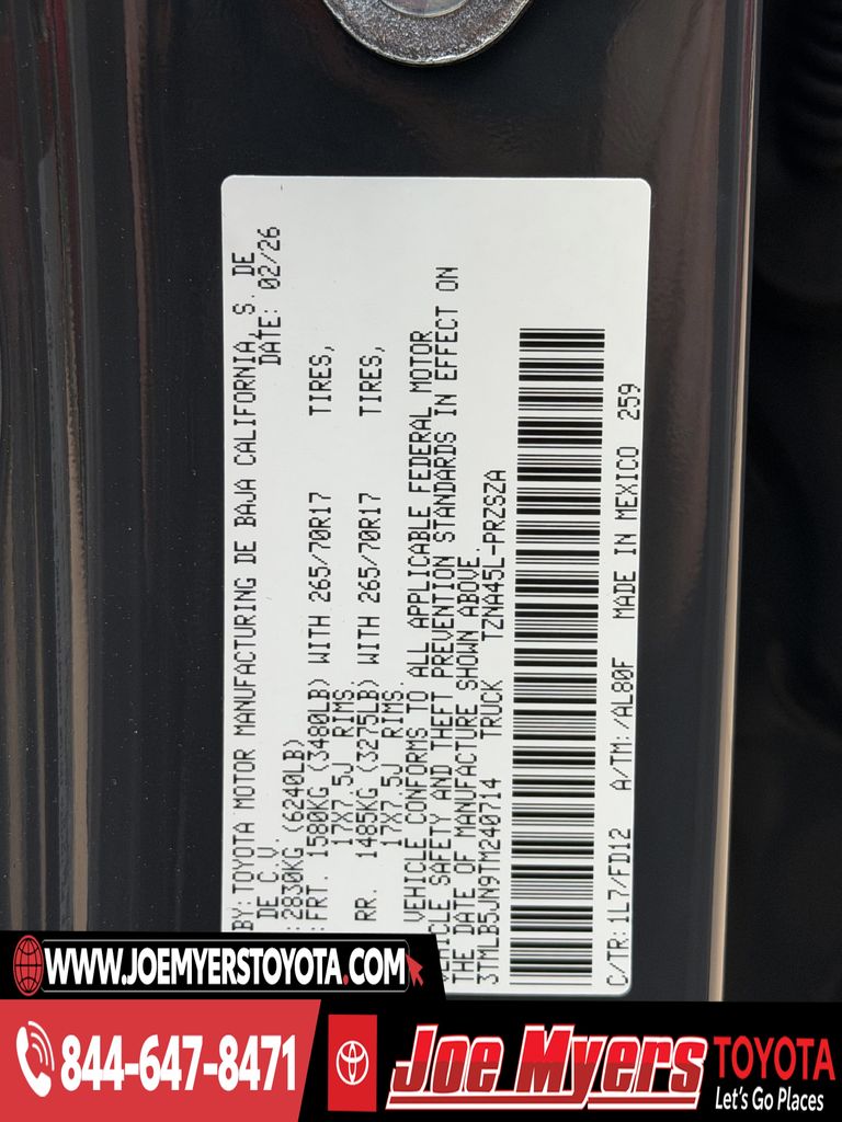 New 2026 Underground Toyota TRD Off Road image 21