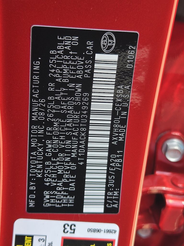New 2026 Supersonic Red Toyota Nightshade image 22