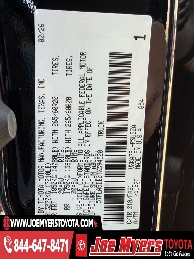 New 2026 Midnight Black Toyota SR5 image 21