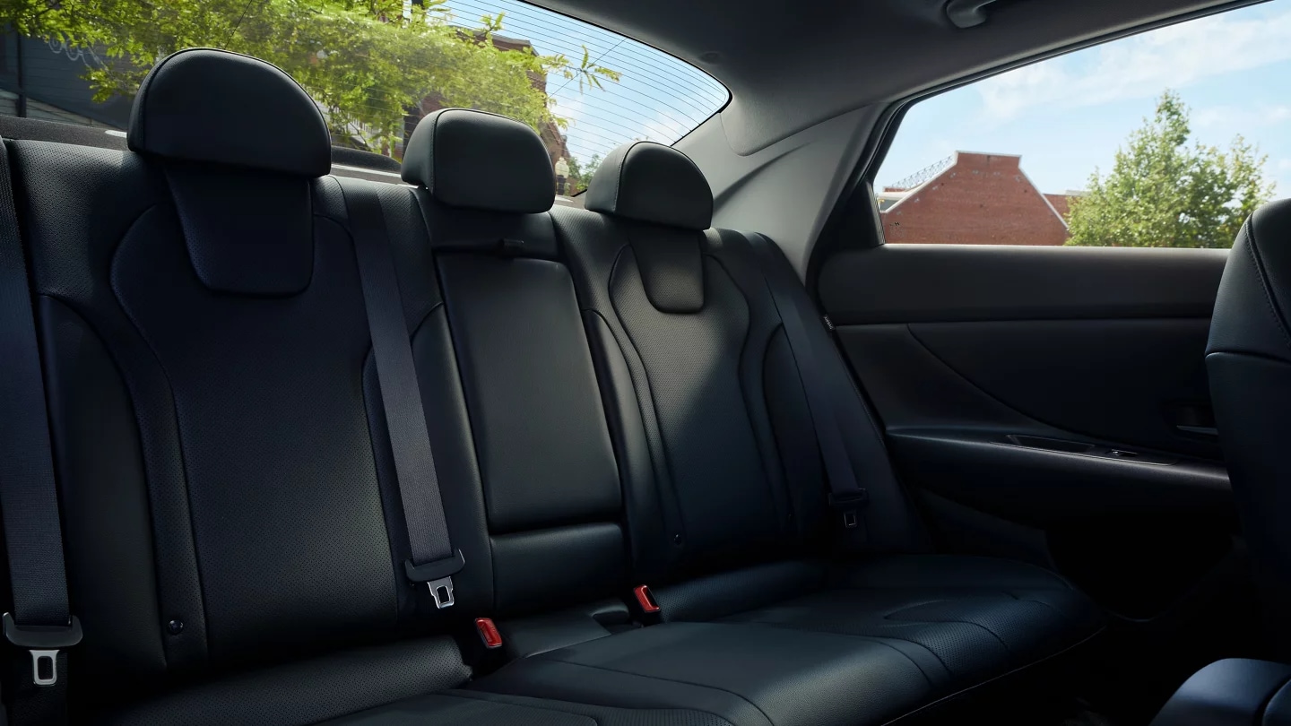 2026 Hyundai Elantra rear seating