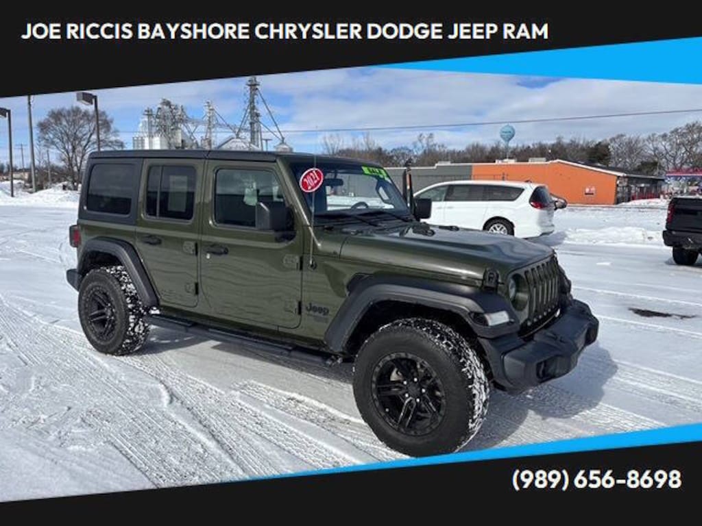 Used 2021 Jeep Wrangler Unlimited Sport 4x4 4dr SUV SUV