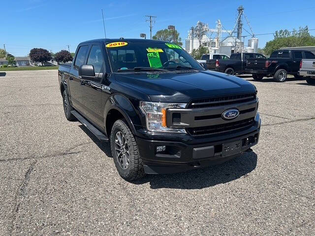 Used 2018 Ford F-150 XLT with VIN 1FTEW1EP0JFD69276 for sale in Pigeon, MI