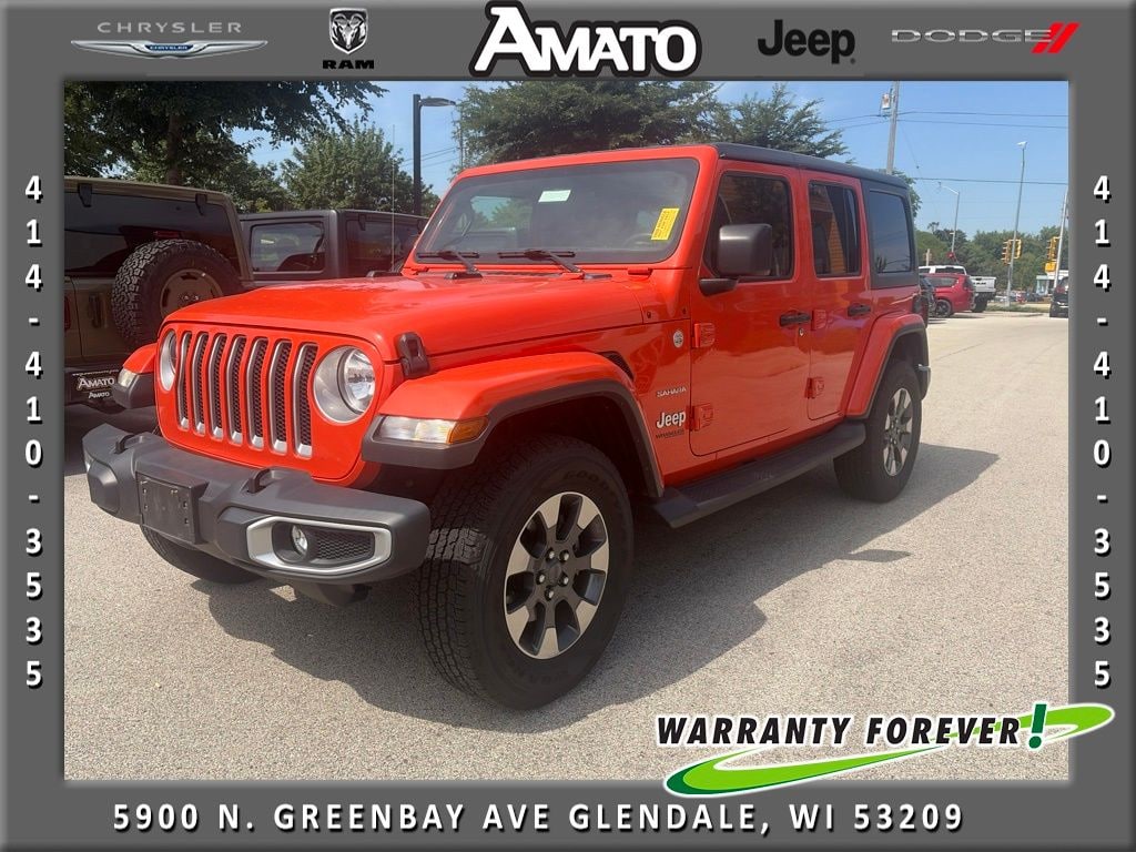 Used 2018 Jeep Wrangler Unlimited Sahara SUV