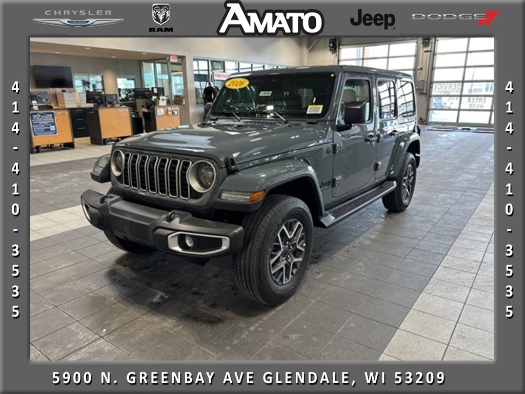 New 2026 Jeep Wrangler 4-DOOR SAHARA Sport Utility