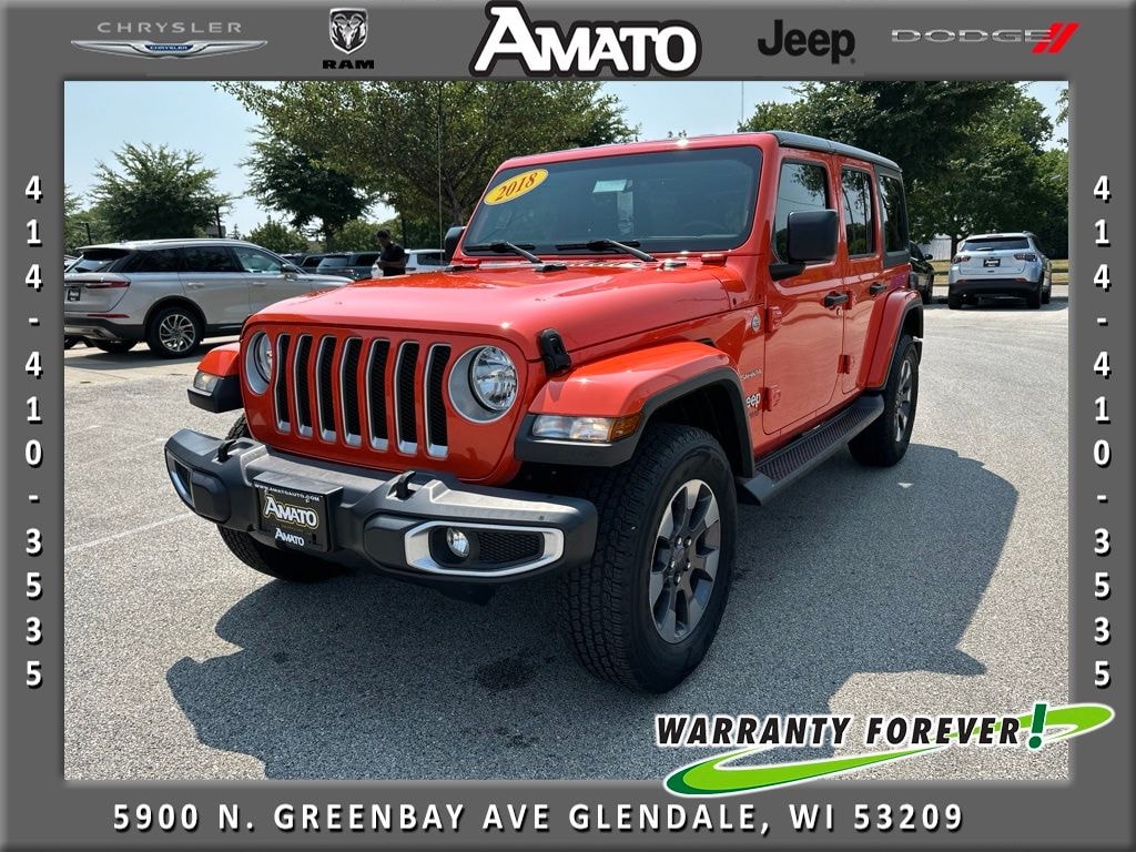 Used 2018 Jeep Wrangler Unlimited Sahara SUV