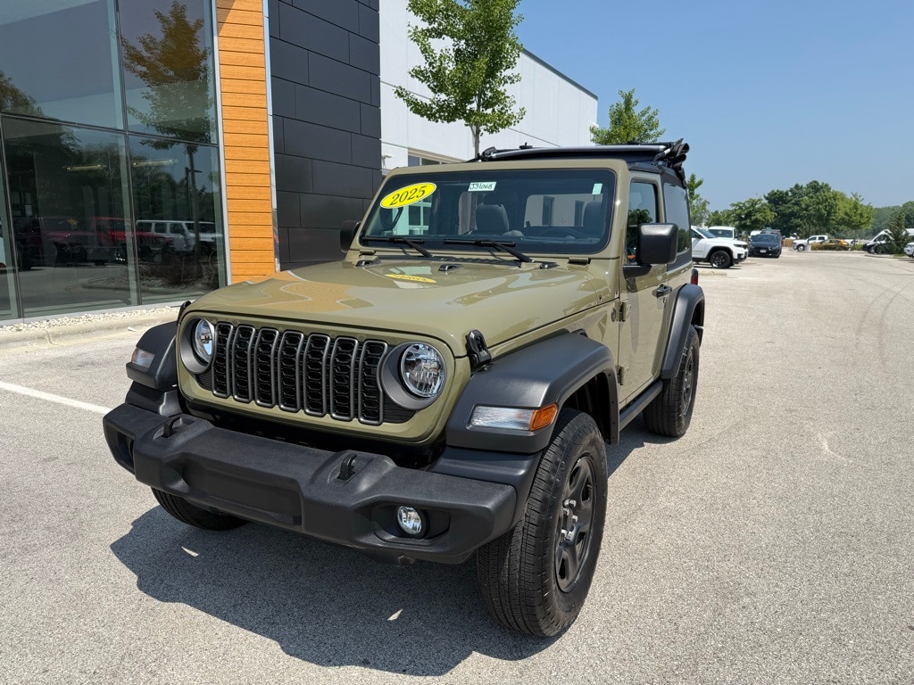 Used 2025 Jeep Wrangler 2-Door Sport with VIN 1C4PJXAG2SW522791 for sale in Milwaukee, WI