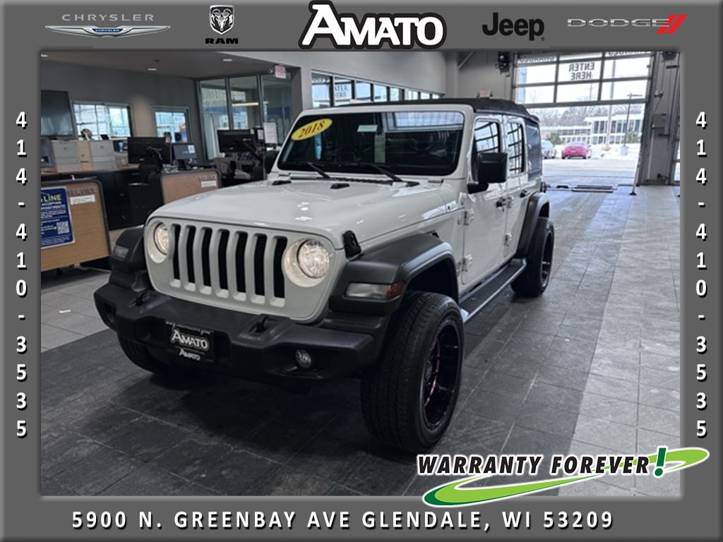 Used 2018 Jeep Wrangler Unlimited Sport S SUV