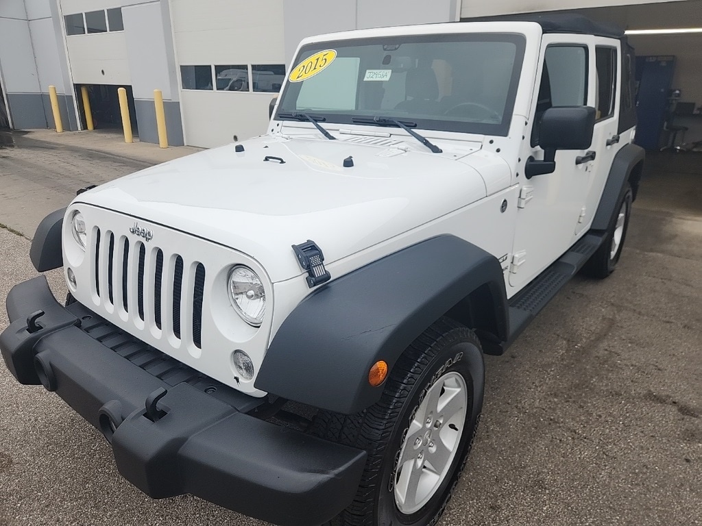 Used 2015 Jeep Wrangler Unlimited Sport with VIN 1C4BJWDG7FL522146 for sale in Milwaukee, WI