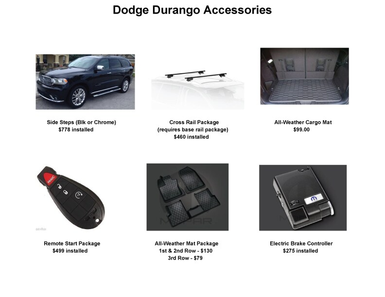 Dodge Durango Accessories John Amato Chrysler Dodge Jeep Ram
