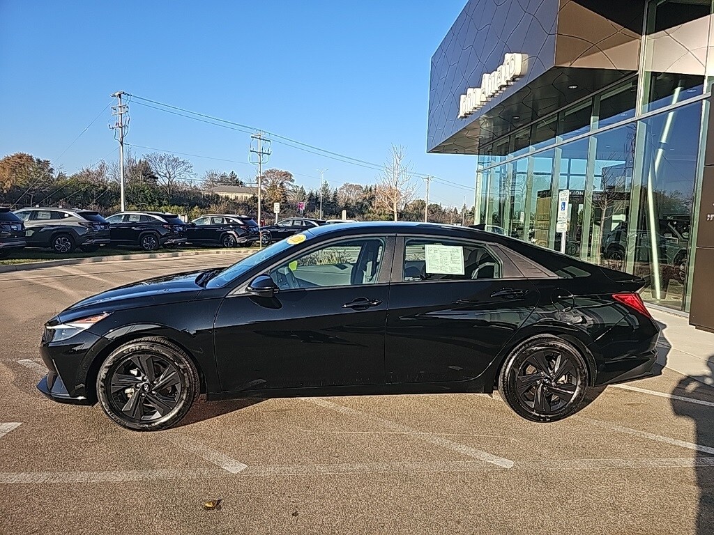 Certified 2023 Hyundai Elantra HEV Blue Sedan