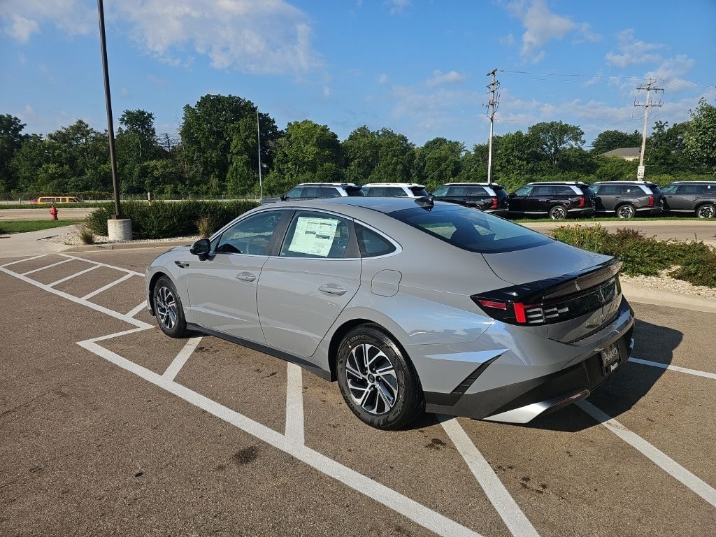 New 2026 Hyundai Sonata Hybrid Blue Sedan