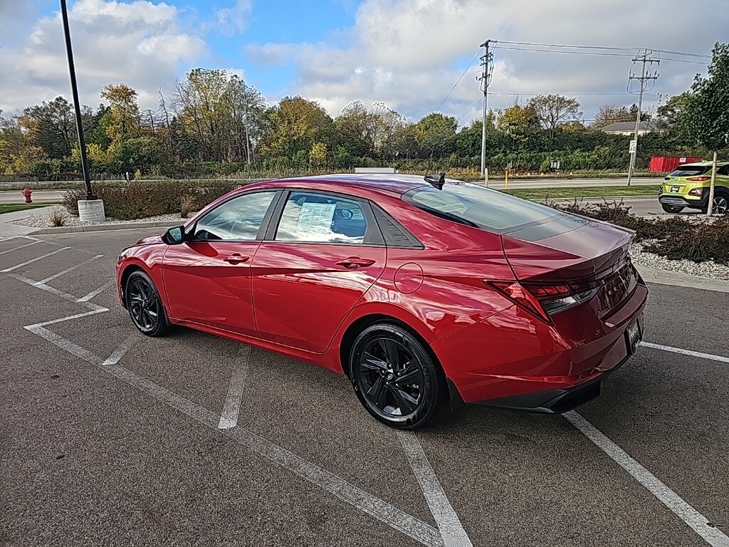 Certified 2023 Hyundai Elantra HEV Blue Sedan