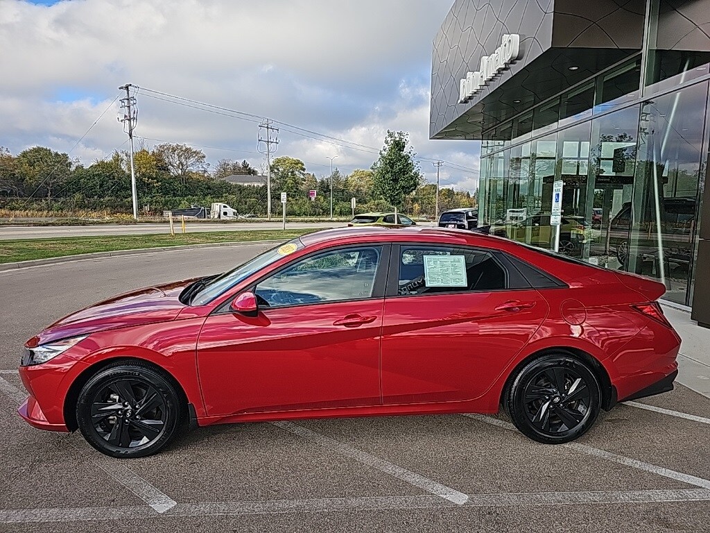 Certified 2023 Hyundai Elantra HEV Blue Sedan