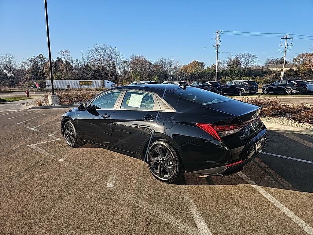 Certified 2023 Hyundai Elantra HEV Blue Sedan