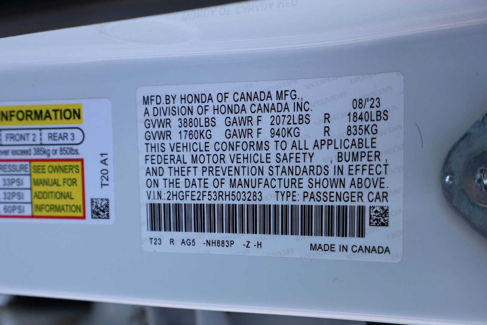 Thumbnail: 2024 Honda Civic - 21